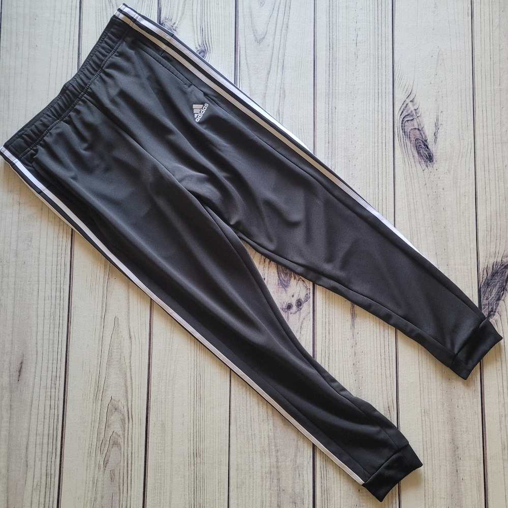 Adidas Joggers with White Stripes